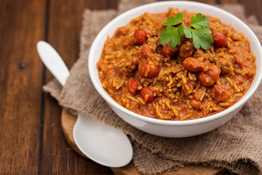 chili on rice