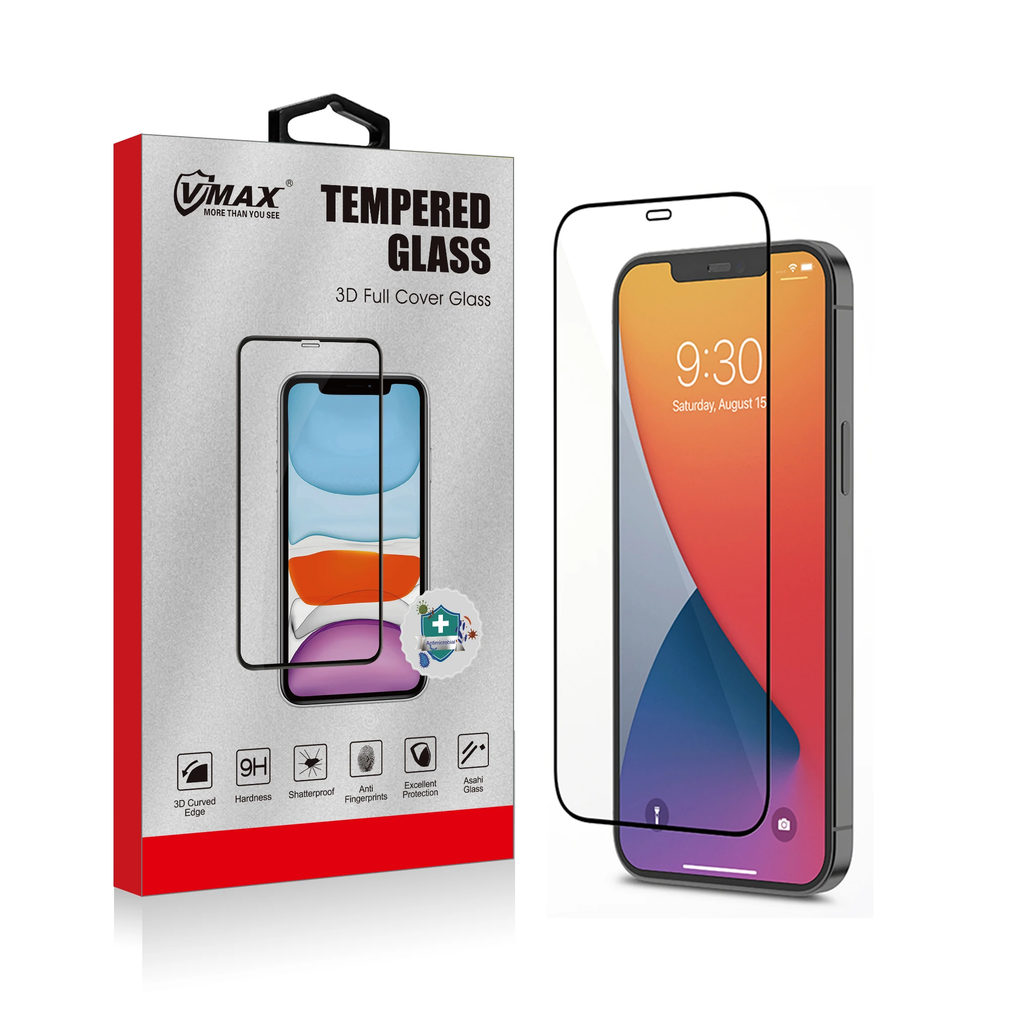 

5G+9H 3D High quality High clear Anti-scratch tempered Glass For Iphone 13 pro max 13 mini screen protector