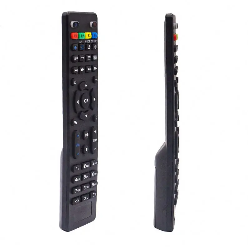 

2021 TV Set Top Box 254 remote control LCD LED Smart TV universal remote controller in stock wireless control, Black