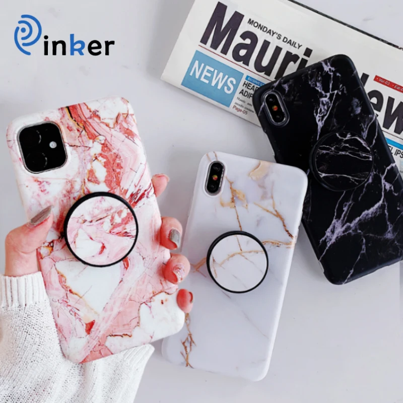 

Best Protective Luxury Marble Phone Case IMD Silicon Mobile Phone Case, Black