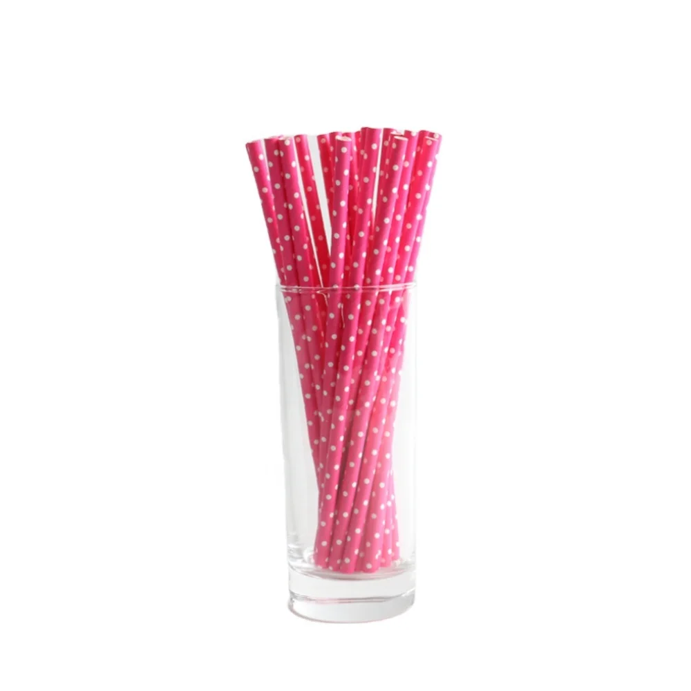 

2021 New Design Eco Friendly Stylish Party Decorations Paper Straws For Wedding, Customized