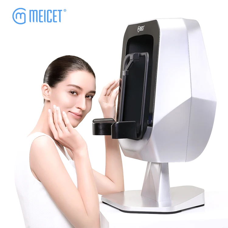 

Facial skin analyzer machine skin scan magic beauty Instrument analyzer, Black or golden