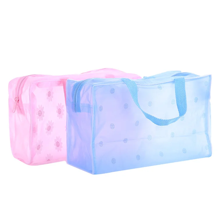 

Travel Cosmetics Organizer Bags Waterproof Bathroom Wash Bags Storage Bag for Shampoo Bathing Makeup Tool, Pink,blue,yellow