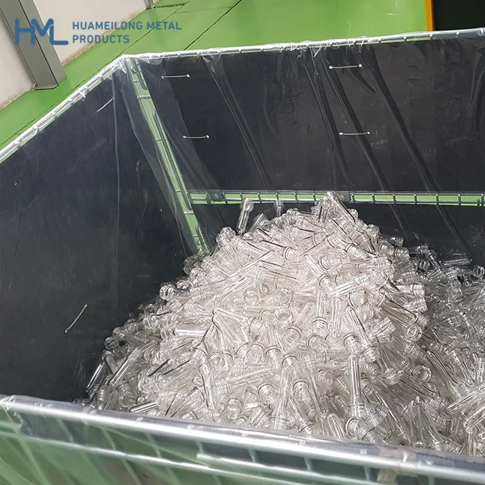 
Hot sale warehouse logistic zinc returnable foldable stacking pet preform storage wire container 