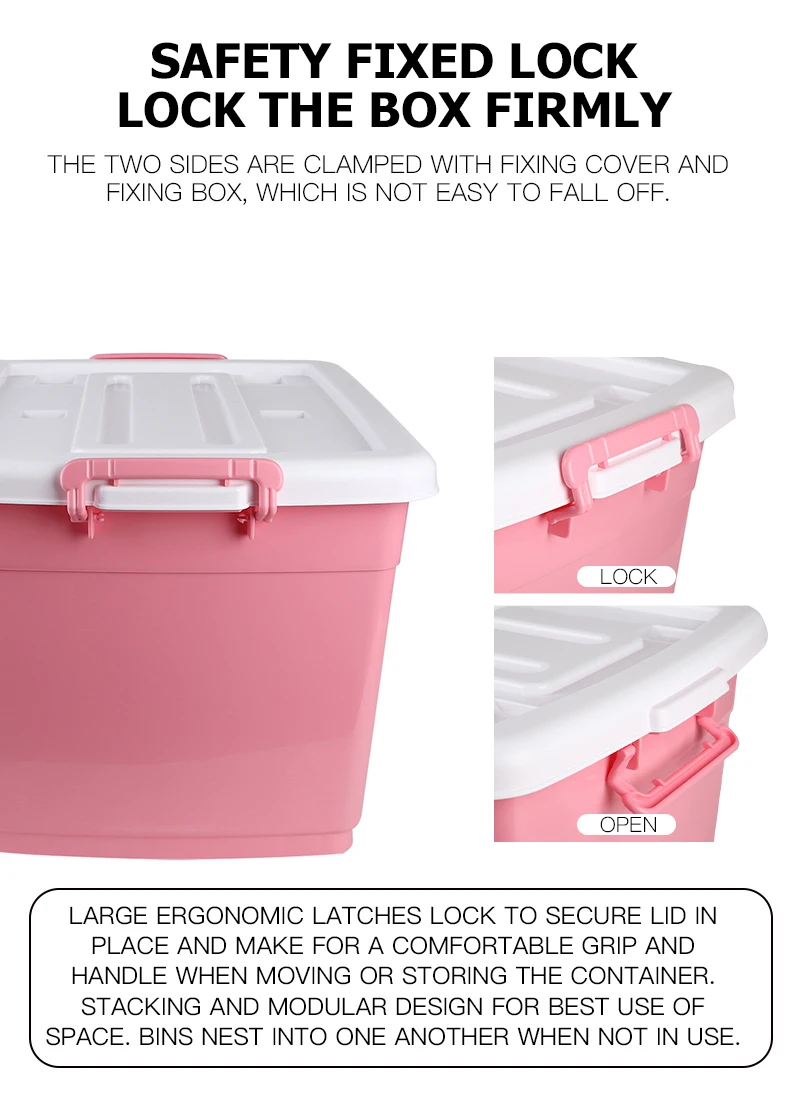 clear plastic storage bins wholesale