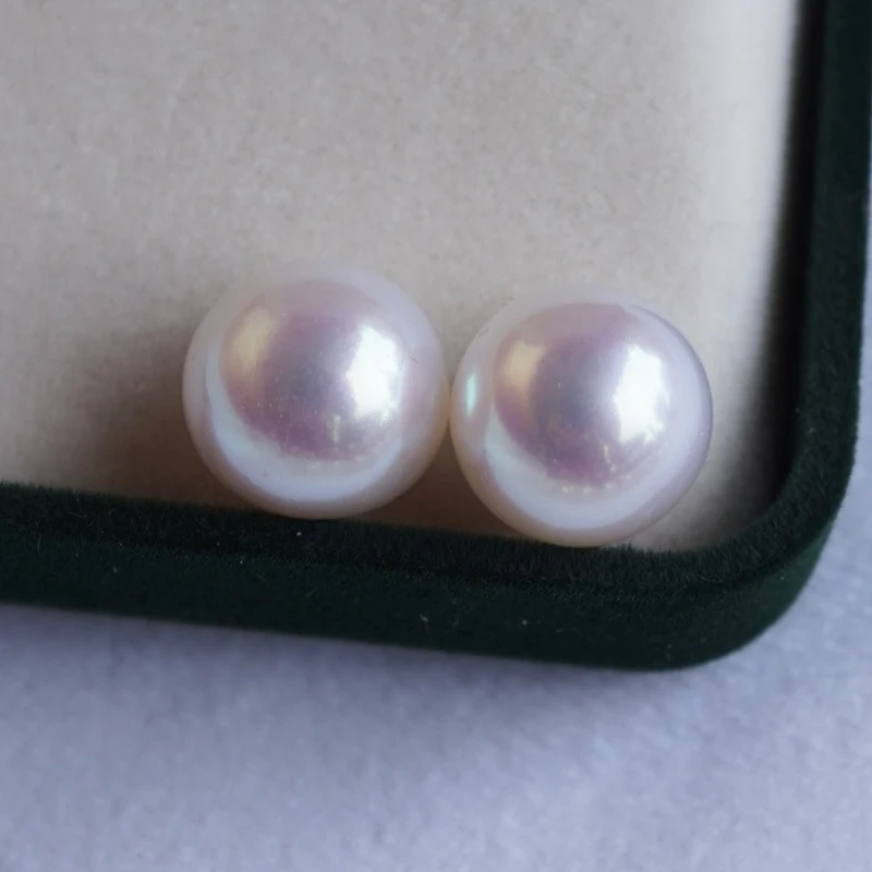 

natural freshwater pearlsr Akoya pearl 4A roundhigh-glossCan be used for jewelry accessories pendant earrings rings