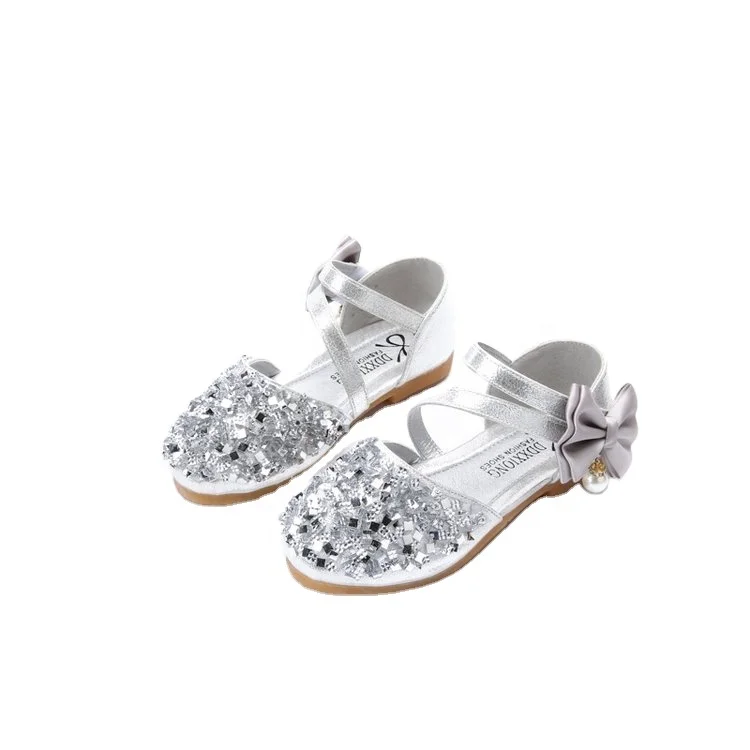 

Shinny baby kid girl princess shoes dresses shoes for party