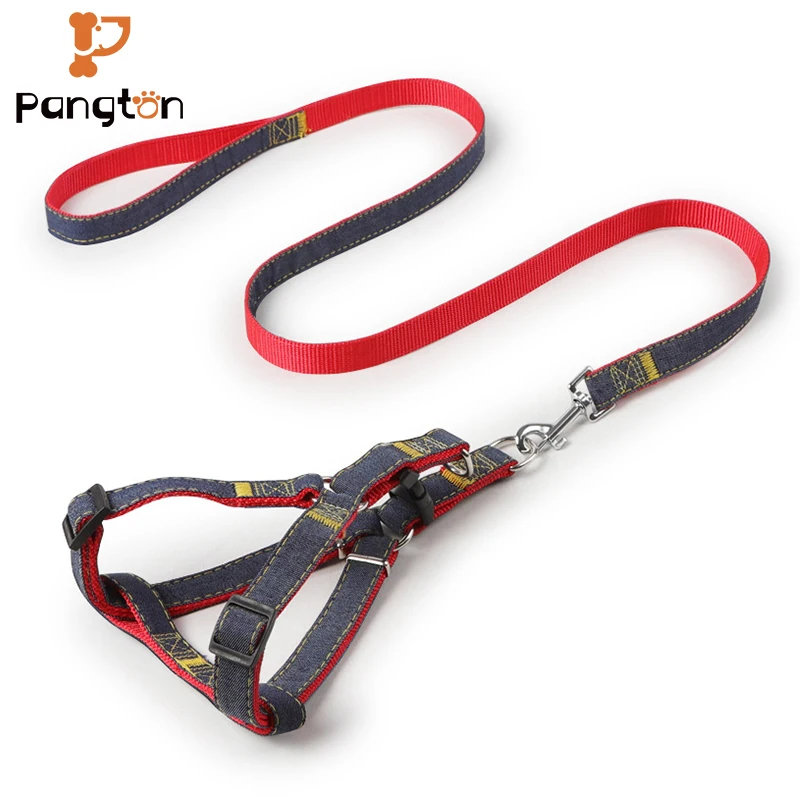 

rope dog collar pet supplies fashion leather pet training protective collar set adjustable & leashes custom, Red,blue