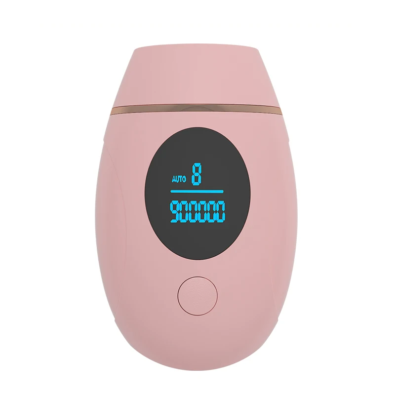 

Home Use Laser 8 levels IPL Hair Removal Professional Permanent Photon Hair Remover for Skin Mini Beauty Machine, Pink