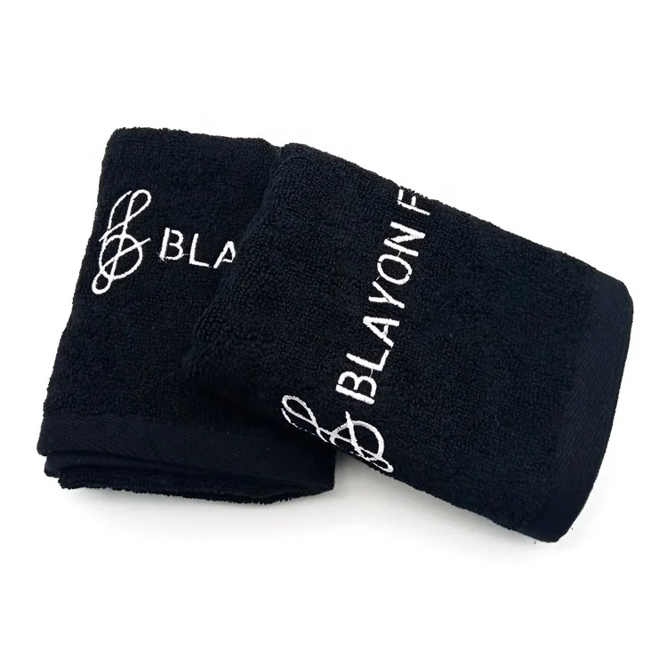 100 Cotton Personalized Embroidery Logo Towel Custom Gym Towel