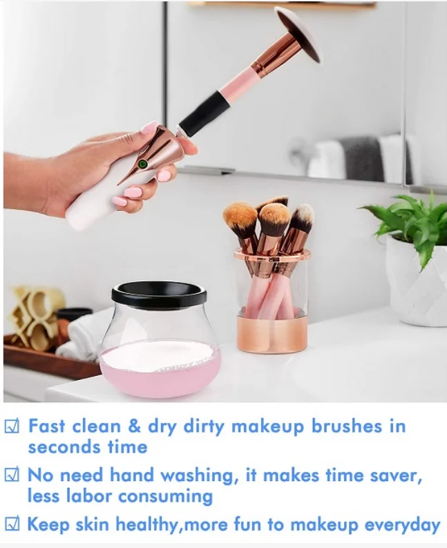 2019 Best Seller Amazon Electric Private Label Makeup Brush Cleaner