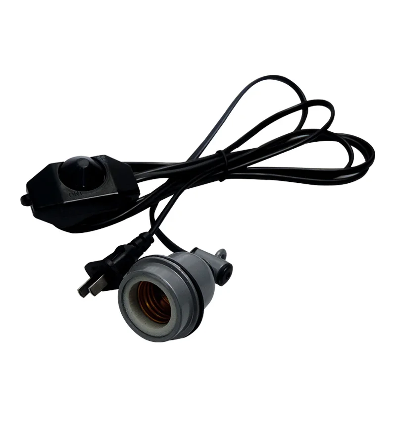 E27 Infrared Heating Lamp Holder Save Energy Light Bulbs for Poultry Lamp Holder with Switch and Plug