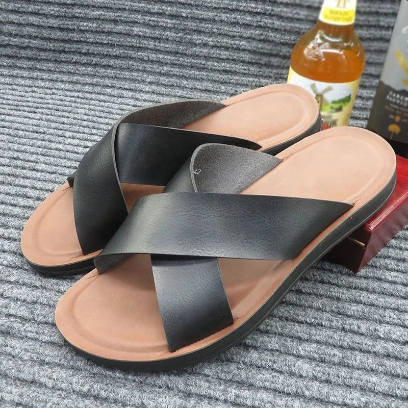 

Goma Suela Fournisseurs Sandals Wood Planas Mens Luxury Sandal Ete American Leather Sandals Baile Playa Masculinos Personaliza