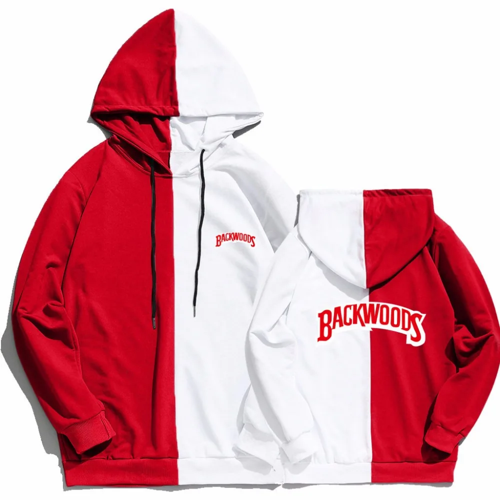 

Men Clothing Backwoods Men's Hoodies Spring Autumn Male Casual Hoodies Sweatshirts Splicing Hoodies Sweatshirt Tops, Custom colors