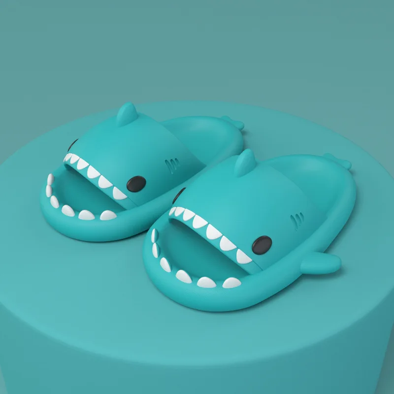 

Amazon hot sale cute home EVA shape slippers fashion shark slippers for women