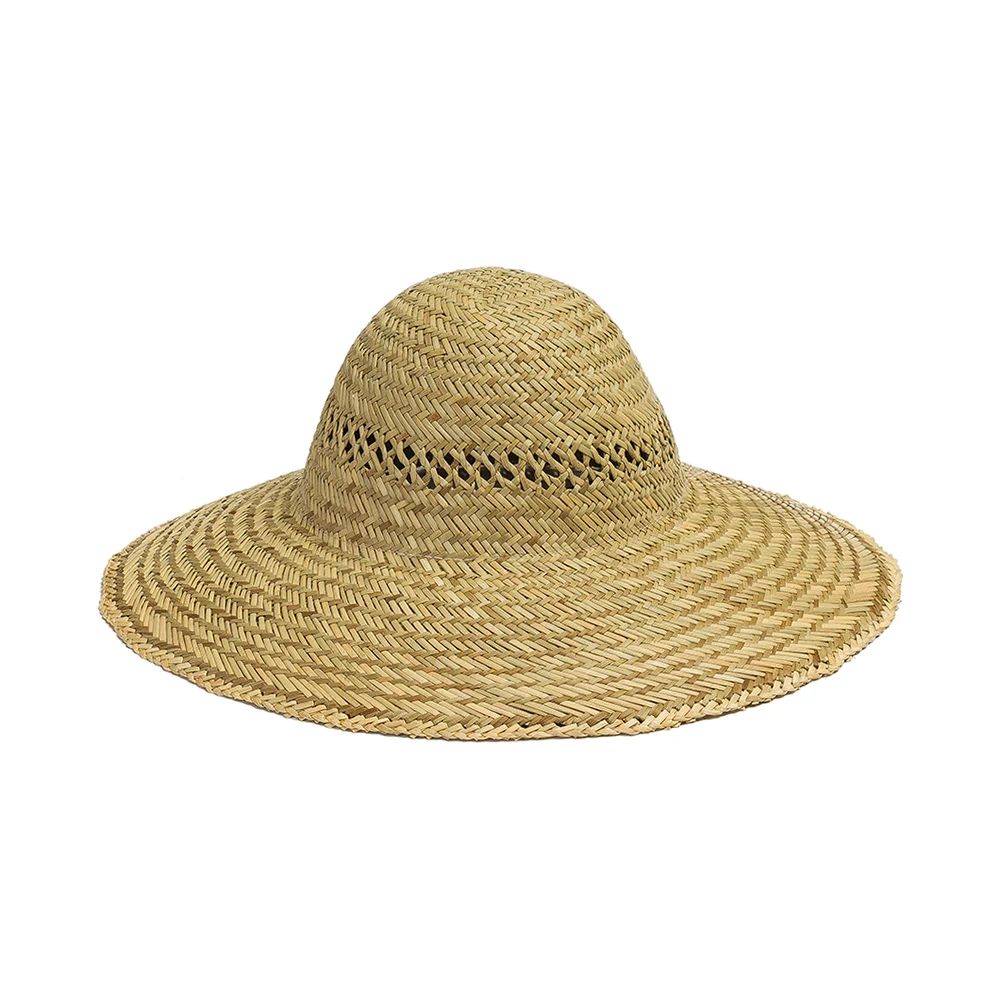 

Shinehats OEM Sombrero Solar Hollow Grass 54cm Head 10cm Brim Dome Les Enfants Bangkok Boho Straw Hat