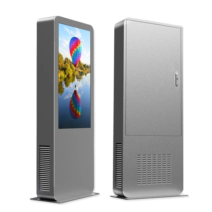 
high brightness lcd monitor for outdoor advertising information put LG or Samsung digital player 