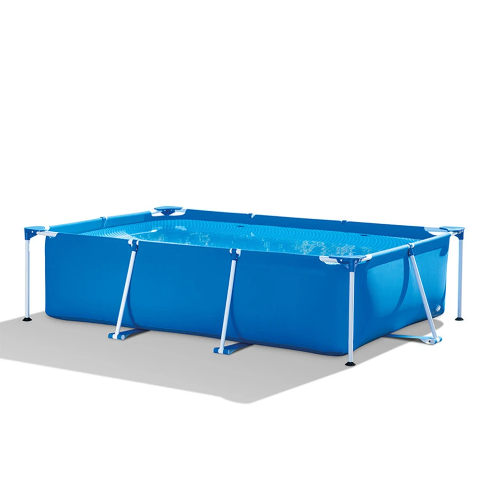 

FunFishing Hot Wholesale Easy Set Adult Rectangular Design Metal Frame Outdoor Swimming Pools