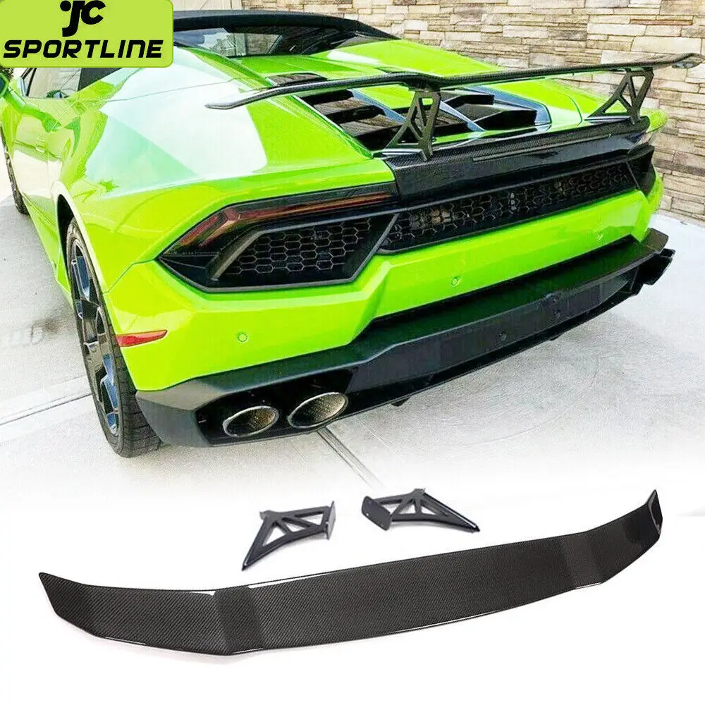 

For Lamborghini Huracan LP610 LP580 Carbon Fiber Rear Trunk Spoiler Boot Wing Lip