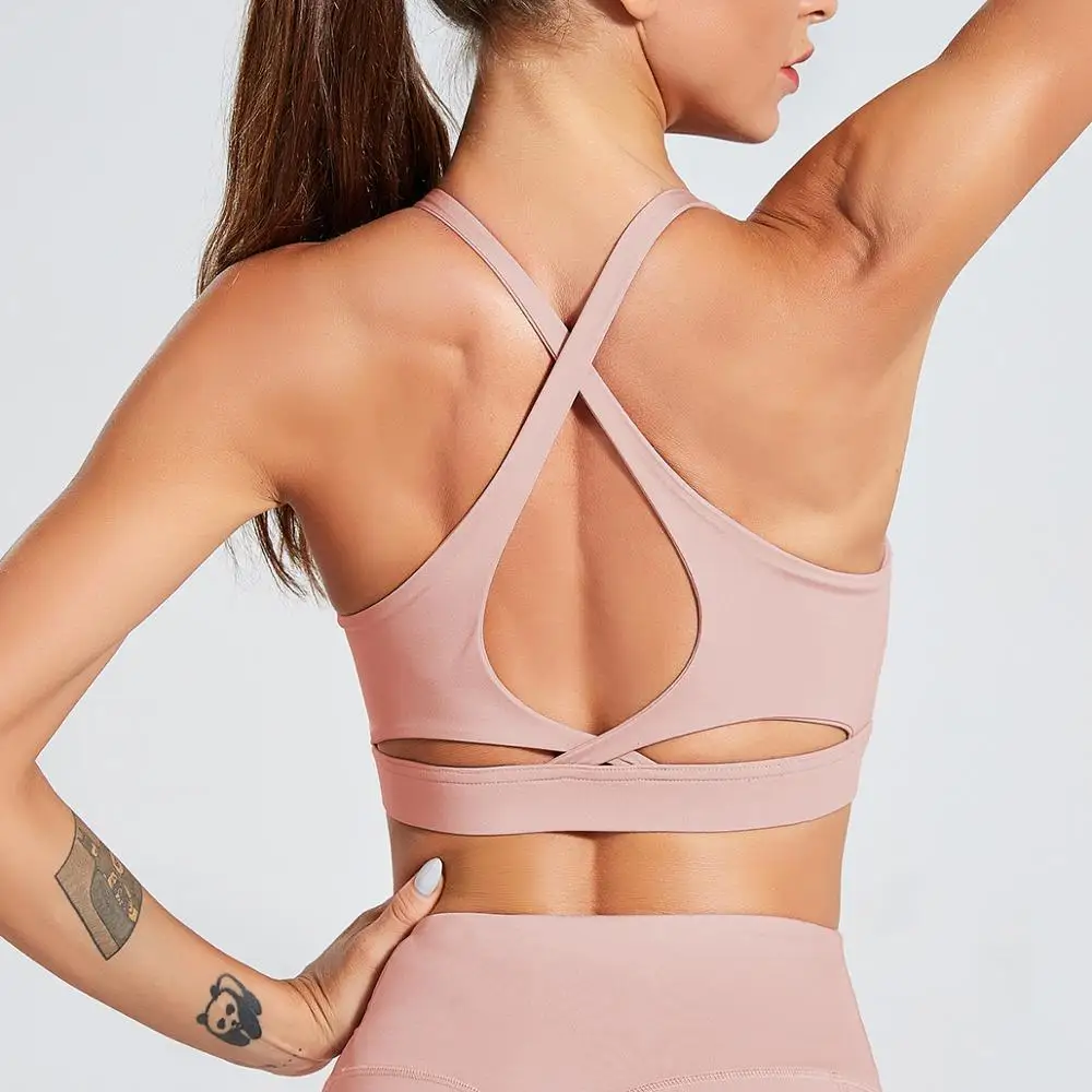 

2019 best seller yoga gym bras push up running sport bra