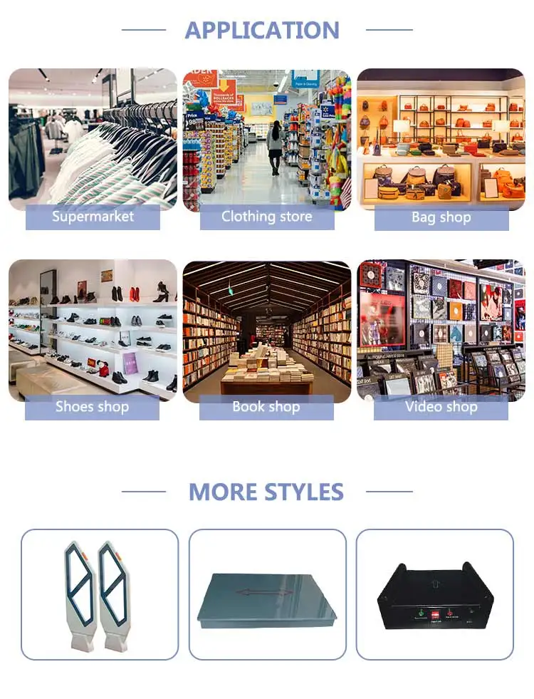 Classic Style Library Antitheft System Security Gate Burglar