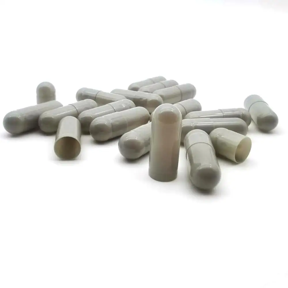 
empty hypromellose vegetable capsules vegetable cellulose capsule size 0 gray/gray 