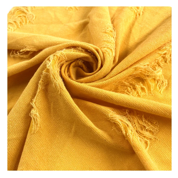 

FREE Sample No MOQ Distressed Jacquard custom knit T/R distressed fabric printing for dress