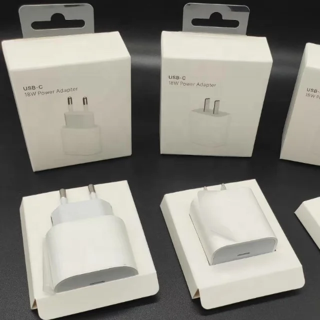 

Free Shipping USB-C Fast Charger 20W PD Power Adapter Wall Charging Cube For Iphone Apple Charging Plug, Customized