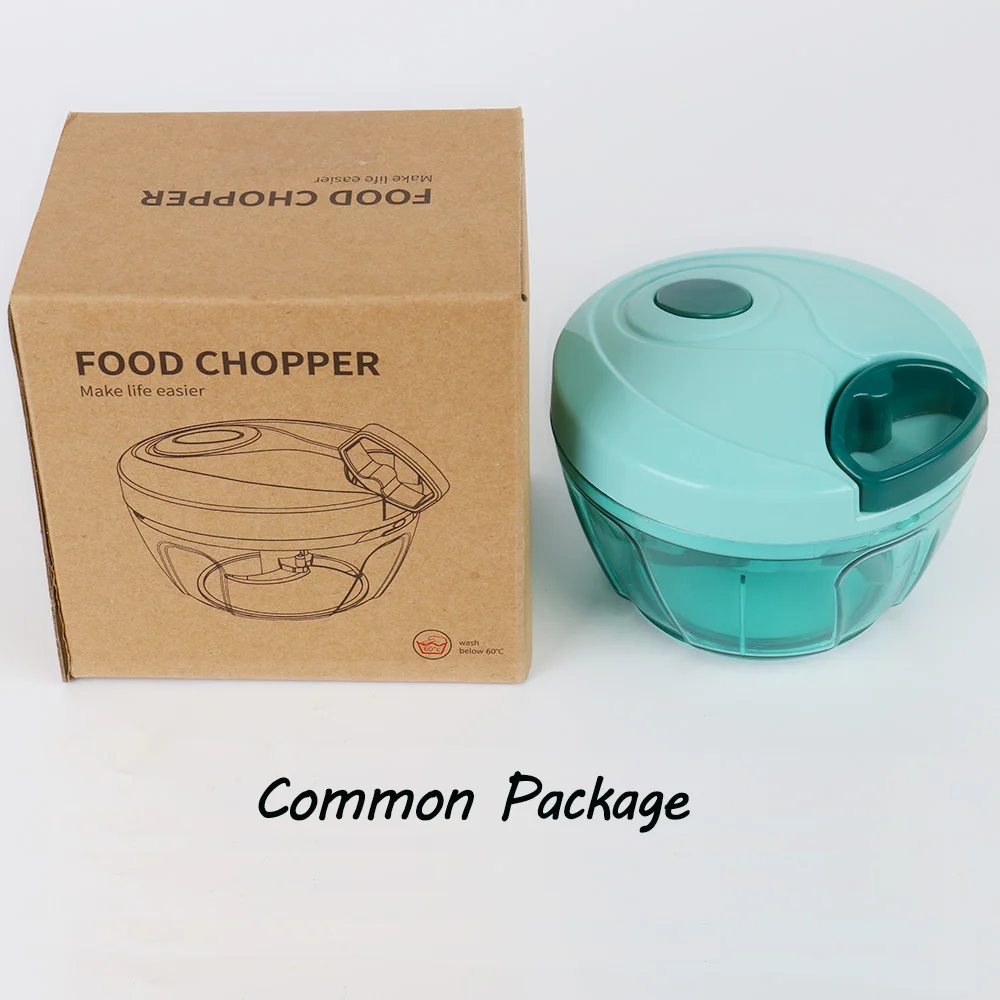 Teal Pull String Chopper Mini Pull Chopper As Seen On Tv Salad Chopper
