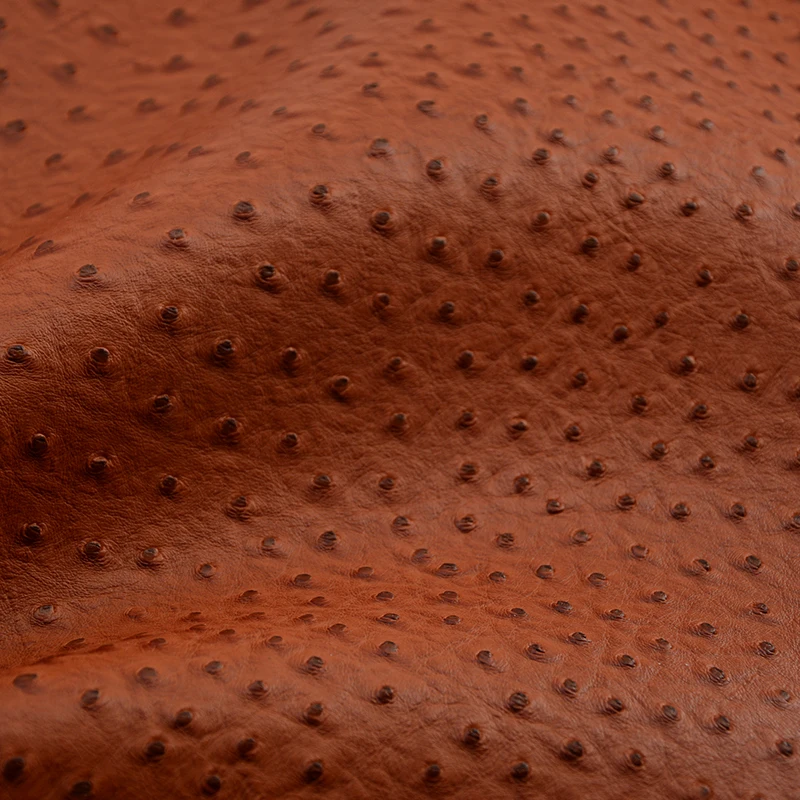 
PVC leather ostrich pattern 1.2mm synthetic leather high quality womens wallets 