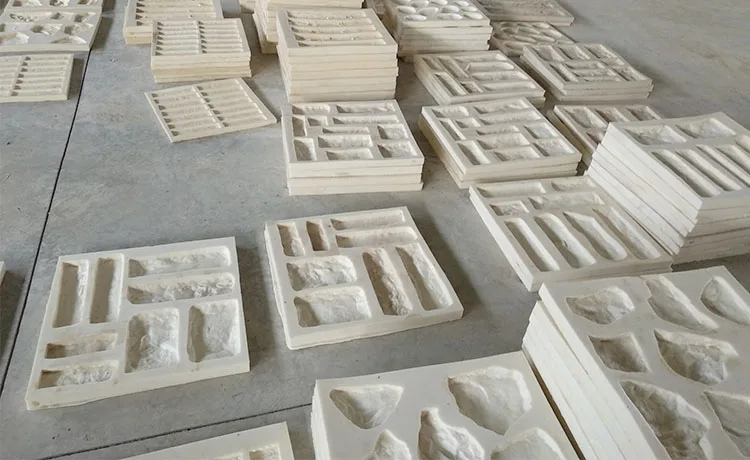 Rubber Silicon Moulds Concrete Decorative Wall Mold For Manufacturing