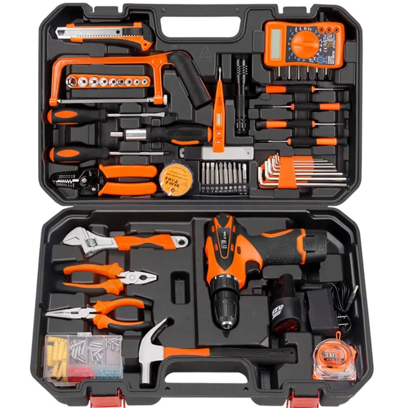 Goodking 128 Pieces Electrical Tool Kit For Home Repair And Diy Tools