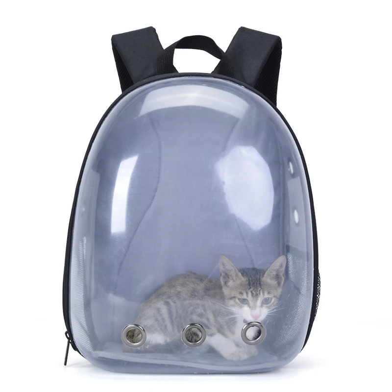 

High quality Transparent PVC pet travel bag Outdoor pet carrier waterproof backpack, Customizable