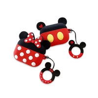 

Free Sample Hot Sale Cute Cartoon Mickey Minnie Soft Silicone Protective Case Cover for Apple Airpods 1/2 Pro /i12 earphone Bag