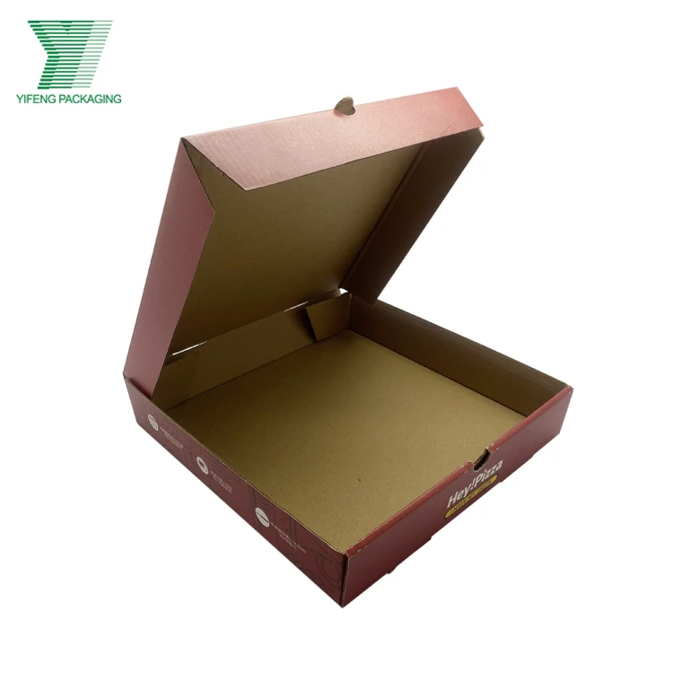 

Wholesale High Quality Cheap Custom Logo Portable Reusable Corrugated Delivery Shipping Box Pizza Box