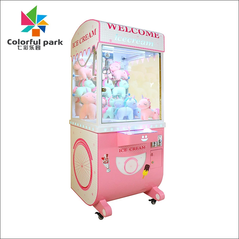 Colorful Park Ice Cream Claw Machine/ Claw Machine /doll Claw Machine ...