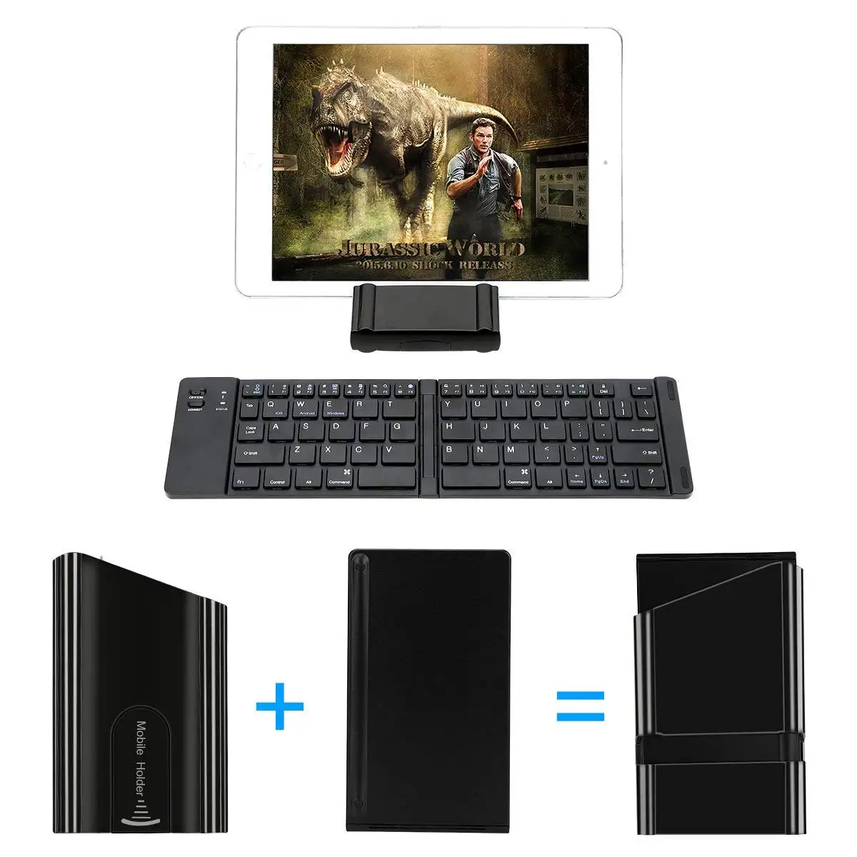 

Top sale wireless keyboard foldable pink spanish folding keyboard