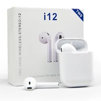 

i12 TWS Wireless BT5.0 Double Calling Earphone For iPhone for Android Earbuds Headphone amazon top seller earphone & headphone