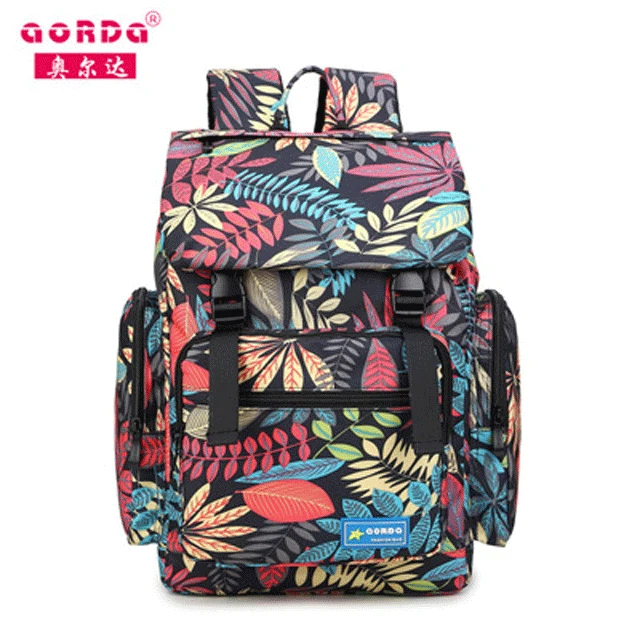 

Waterproof Oxford Cloth Backpack Outdoor Women's Backpack New Travel Bag School Backpack, Customized color