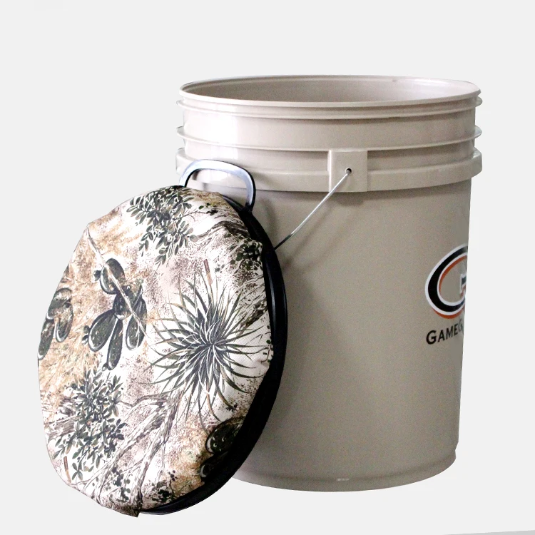 5 Gallon Custom Design Multifunction Hunting And Fishing Bucket Swivel