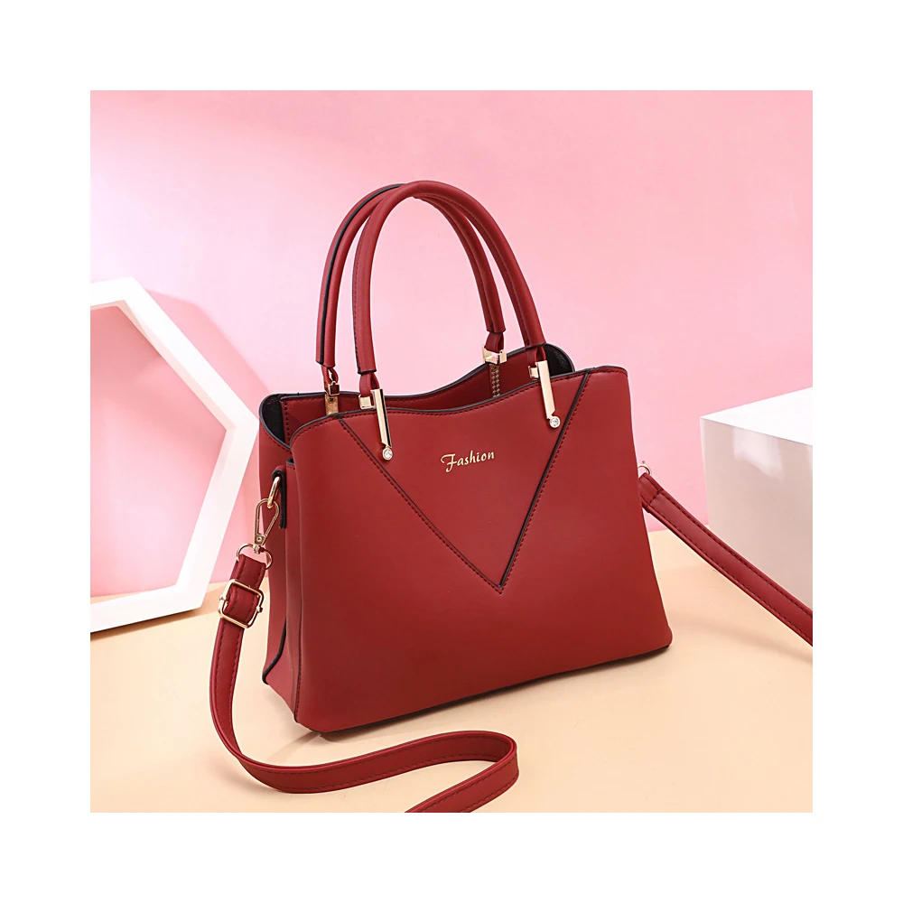 

TD1197 2019 New Style Fashion High Quality Pure Color Letter Printing Decoration Women Handbags