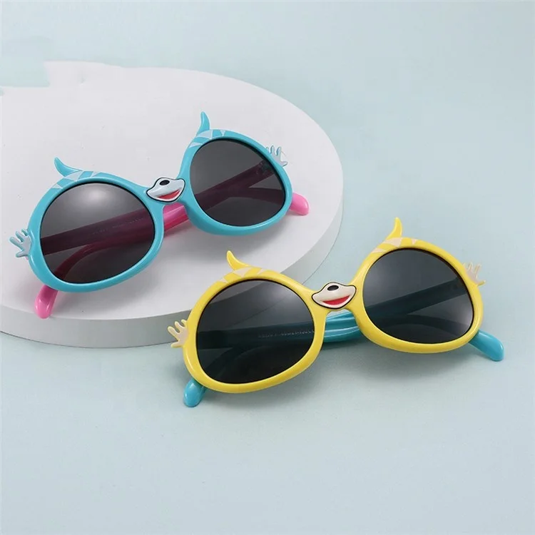

LWS33965 Children Resin Frame Colorful Carton Sun Glasses Custom Girl Boy Fashion Uv400 Shades Bear Sunglasses For Kids