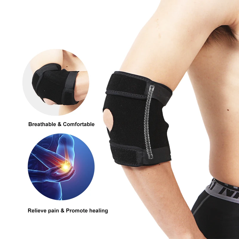 

Sport elbow protector Elbow Pads high elastic elbow brace, Black