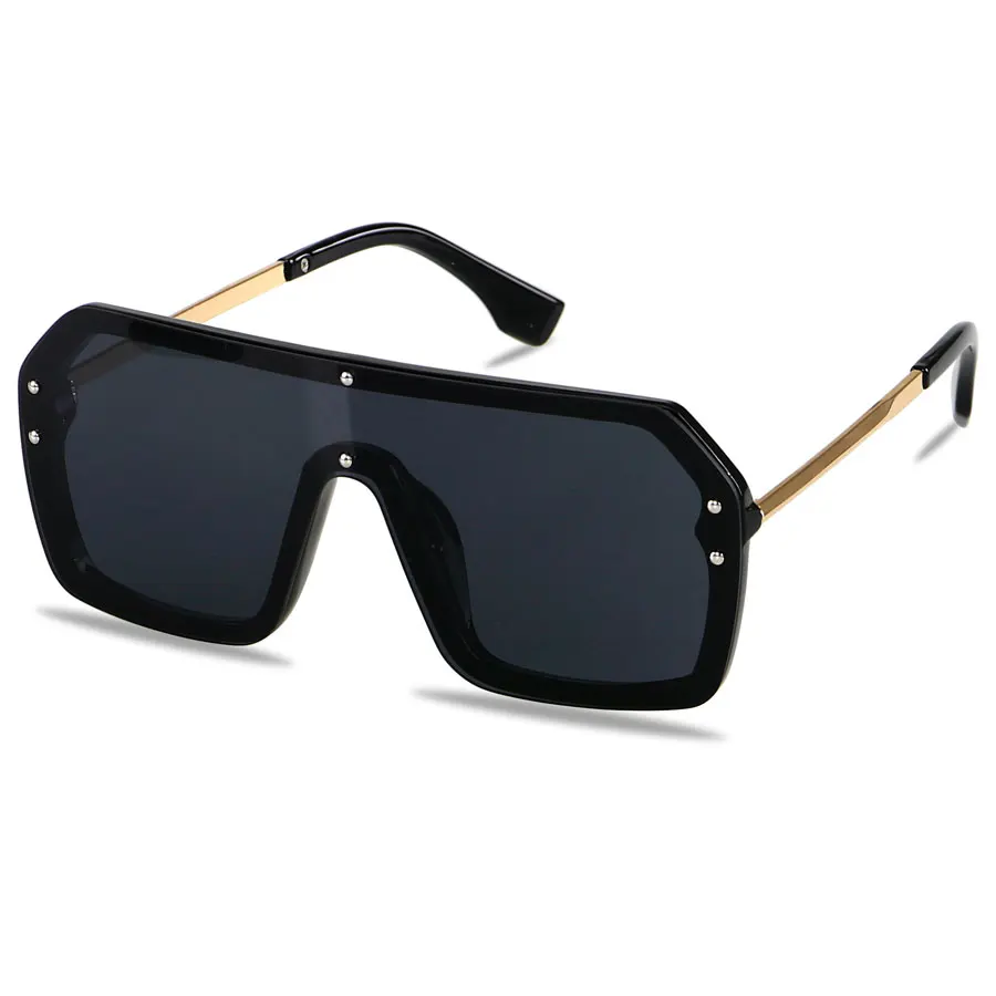 

Newest Summer 2021 Custom Vintage PC Frame One Piece Women Men Sunglasses Square