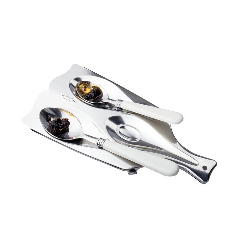 

Factory Supply Kitchen Utensil Stainless Steel Spoon Rest Holder