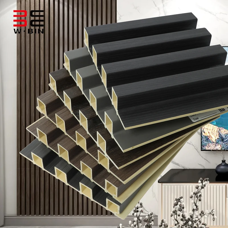 

2024 hot selling Wholesale Waterproof WPC Wood Plastic Composite Wall Panel for House Decoration Quick Delivery