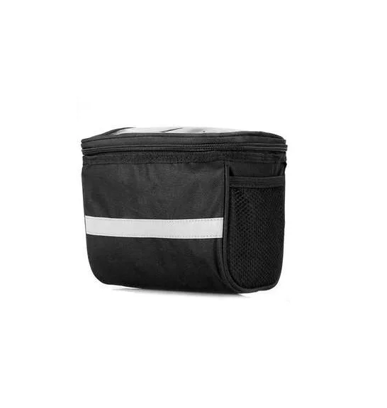 

1/2 PCS Bicycle Front Bag MTB Bike Phone Holder Handlebar Bag OEM black bike bag