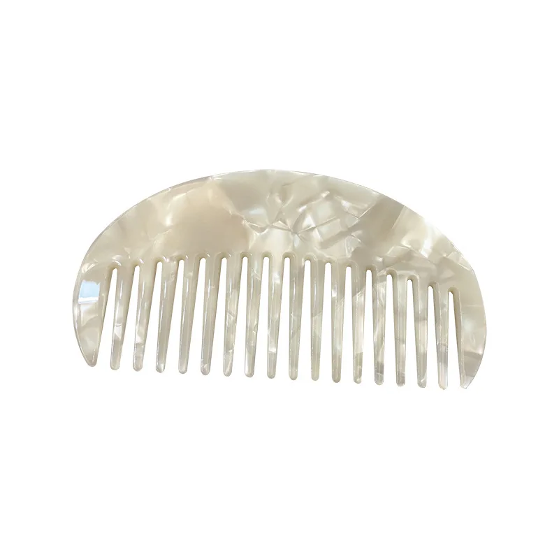 

High Quality Retro round comb Material Cellulose Acetate Fiber Beauty makeup daily life For comb