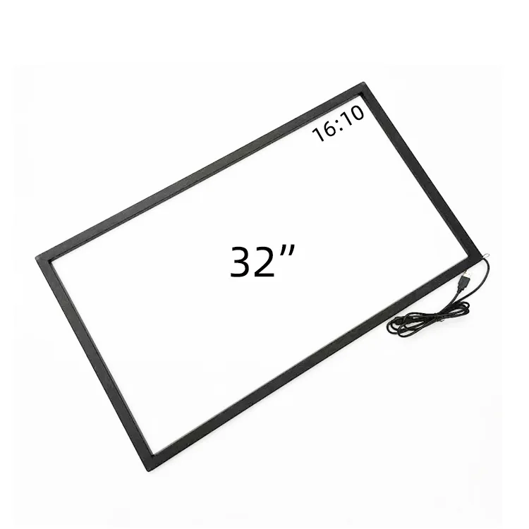 

Hight quality factory direct supply 32 inch ir touch screen customized interactive screen frame, Black