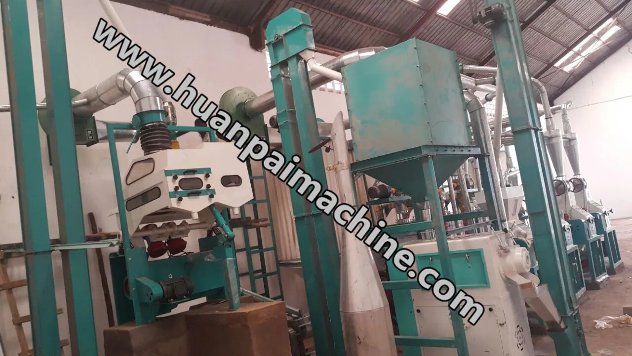 1030tpd Industrial Flour Mill Corn Mill Machine For Sale Ghana Mealie